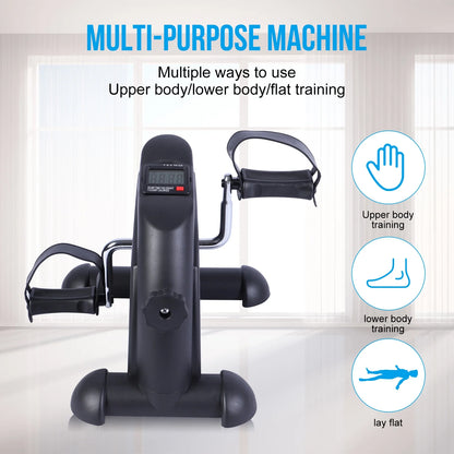 Desk Bike Pedal Exerciser, Mini Exercise Bike