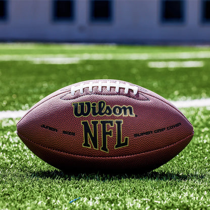 NFL Super Grip Football - Brown, Official Size (Ages 14 and Up)