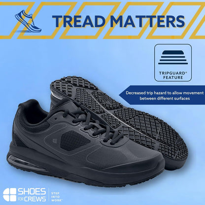 Evolution II Men'S Work Sneaker, Non-Slip, Comfortable | Water-Resistant with Extra Cushion & ASTM Certification, for Nurses, Restaurant & Hospitality Staff, Slip-Resistant Safety