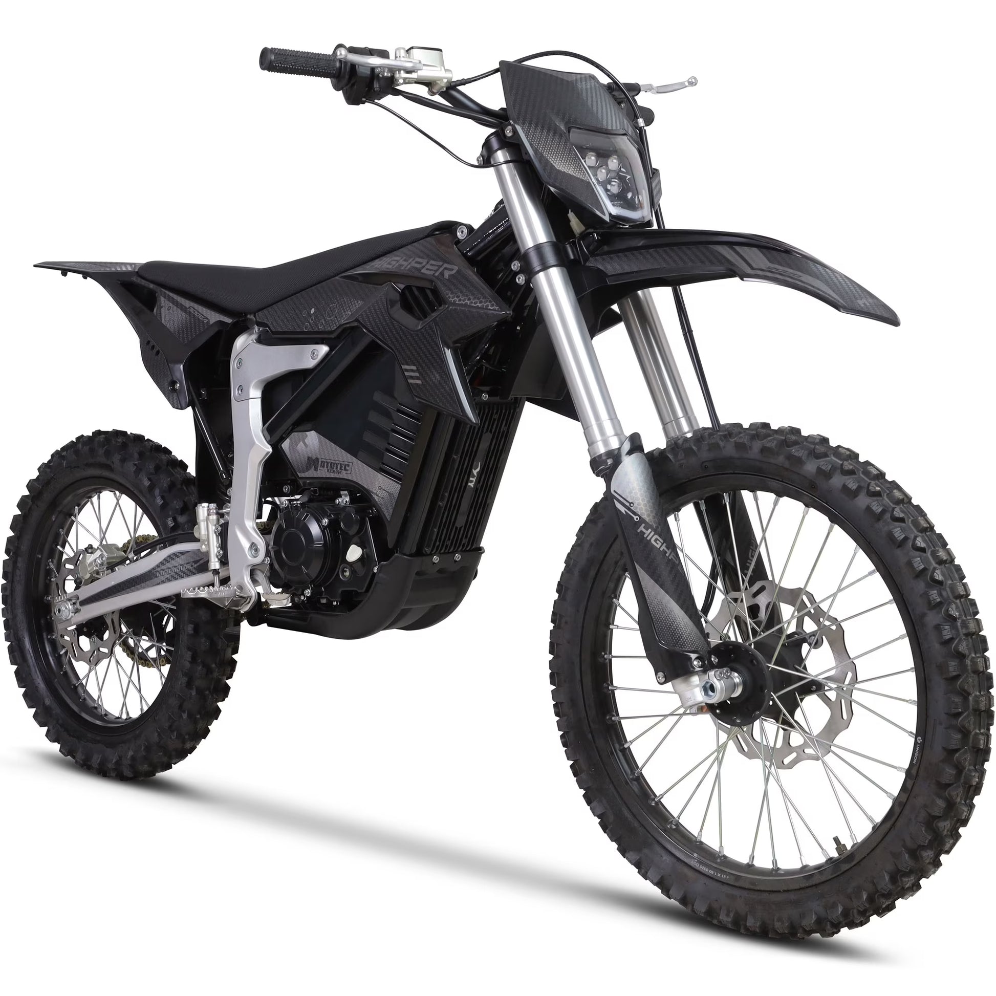Mototec Venom 72V 12000W Electric Dirt Bike Black