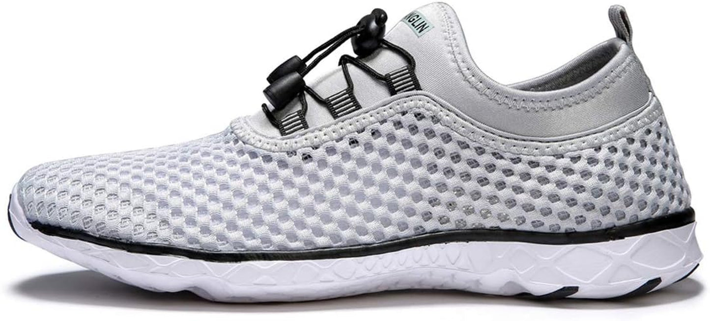 Women'S Quick Drying Aqua Water Shoes | 3-Second Drainage, Breathable Mesh, Anti-Slip EVA Sole, Lightweight, for Swimming, Hiking, Yoga & Water Sports