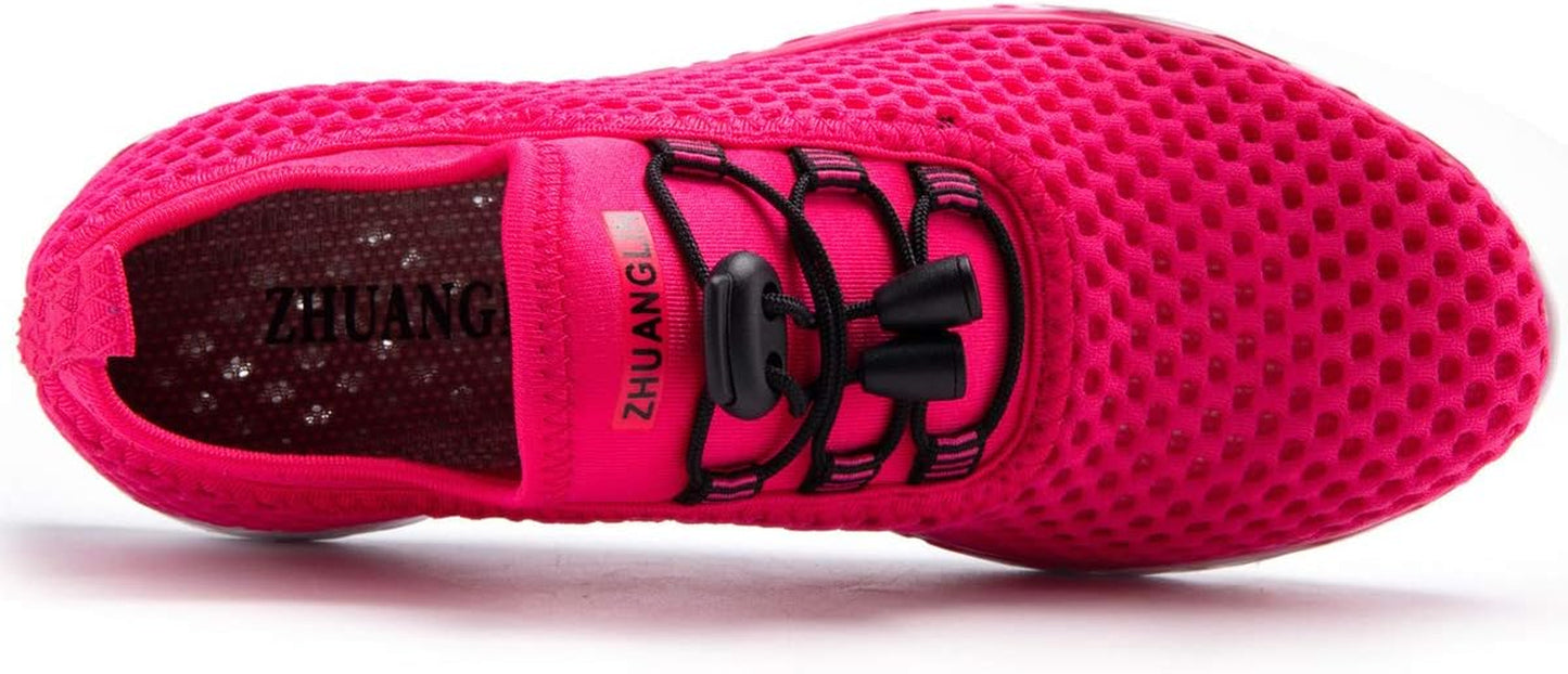 Women'S Quick Drying Aqua Water Shoes | 3-Second Drainage, Breathable Mesh, Anti-Slip EVA Sole, Lightweight, for Swimming, Hiking, Yoga & Water Sports