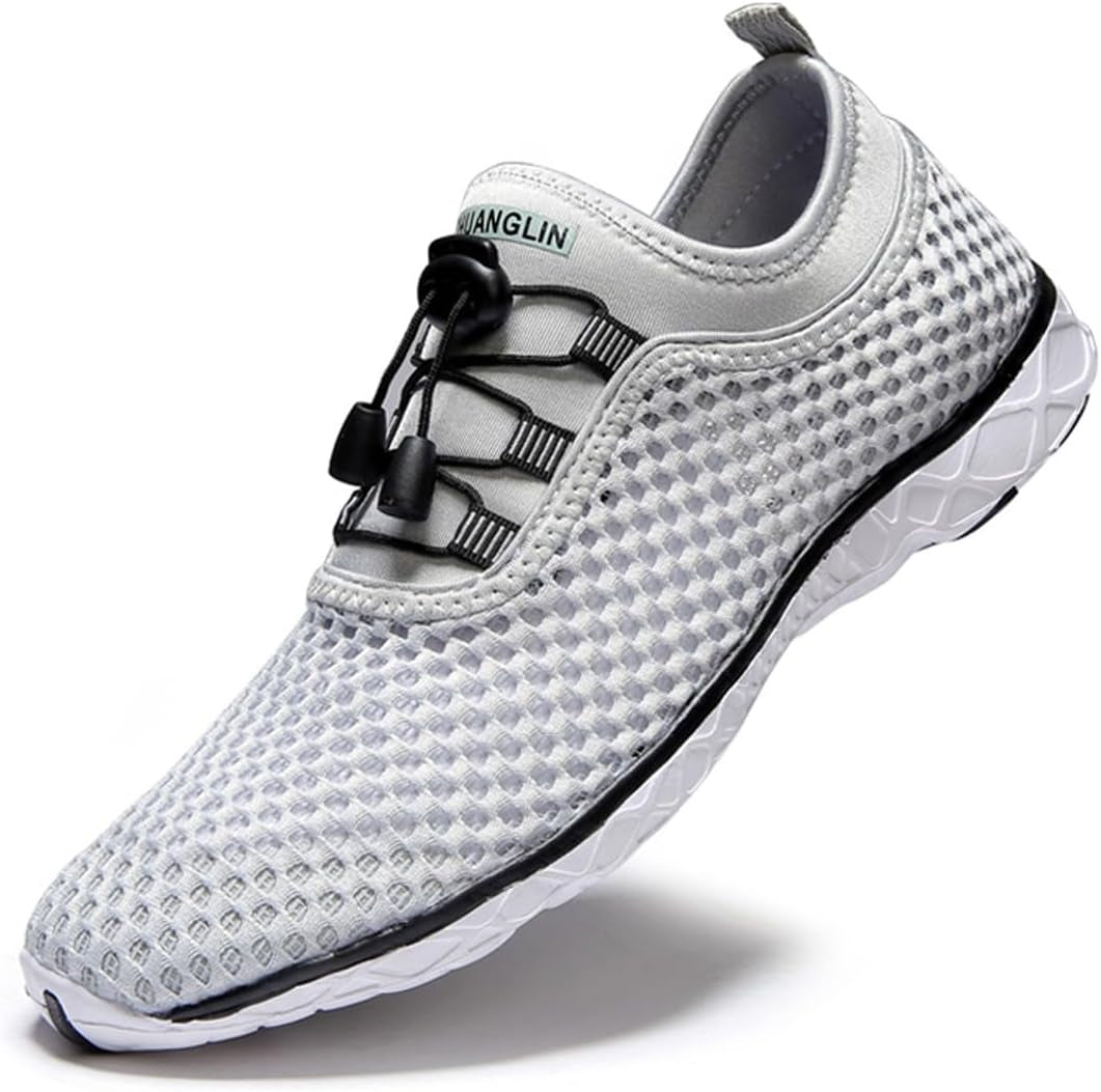 Women'S Quick Drying Aqua Water Shoes | 3-Second Drainage, Breathable Mesh, Anti-Slip EVA Sole, Lightweight, for Swimming, Hiking, Yoga & Water Sports