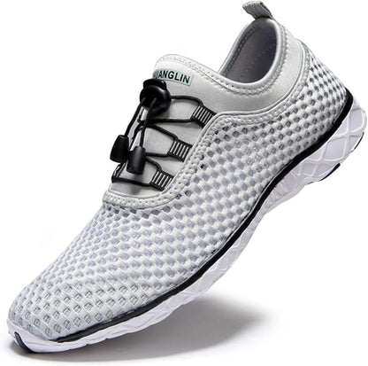 Women'S Quick Drying Aqua Water Shoes | 3-Second Drainage, Breathable Mesh, Anti-Slip EVA Sole, Lightweight, for Swimming, Hiking, Yoga & Water Sports