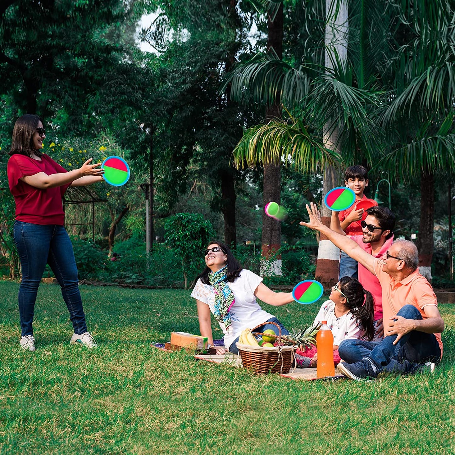 Toss and Catch Ball Game Outdoor Toys for Kids Yard Games Beach Toys outside Games for 3 4 5 6 7 8 9 10 Year Old Boys Girls (Upgraded) | Beach Pool outside Yard Camping Games for Kids & Family, 3 4 5 6 7 8 9 10 11 12+ Year Old Boys Toys Birthday & Holiday Gifts