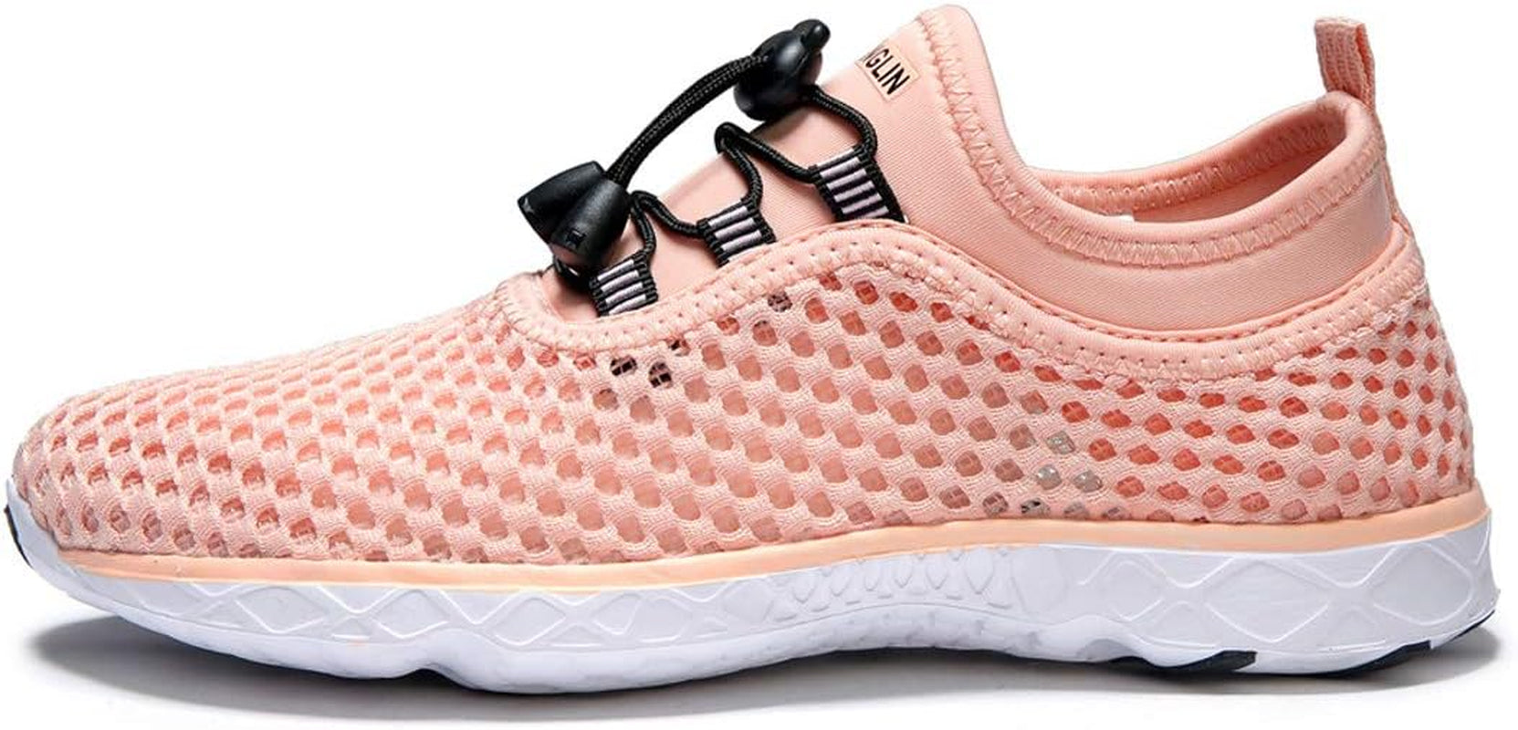 Women'S Quick Drying Aqua Water Shoes | 3-Second Drainage, Breathable Mesh, Anti-Slip EVA Sole, Lightweight, for Swimming, Hiking, Yoga & Water Sports