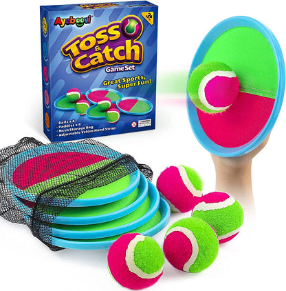 Toss and Catch Ball Game Outdoor Toys for Kids Yard Games Beach Toys outside Games for 3 4 5 6 7 8 9 10 Year Old Boys Girls (Upgraded) | Beach Pool outside Yard Camping Games for Kids & Family, 3 4 5 6 7 8 9 10 11 12+ Year Old Boys Toys Birthday & Holiday Gifts