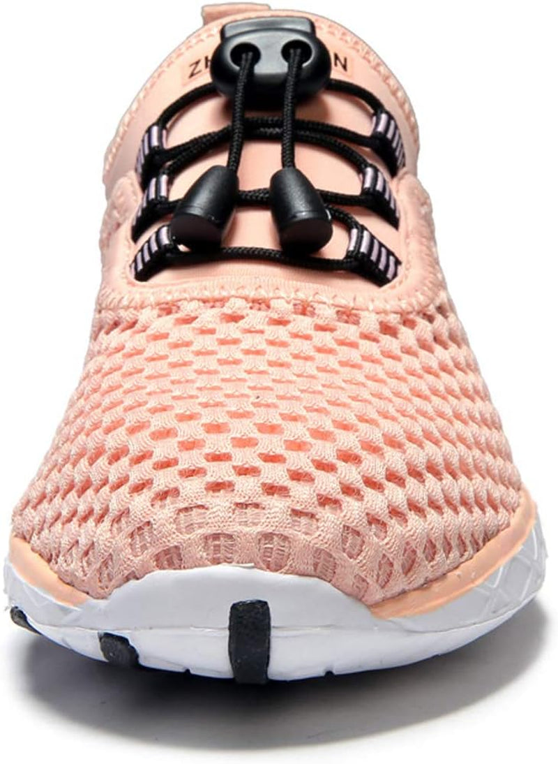 Women'S Quick Drying Aqua Water Shoes | 3-Second Drainage, Breathable Mesh, Anti-Slip EVA Sole, Lightweight, for Swimming, Hiking, Yoga & Water Sports