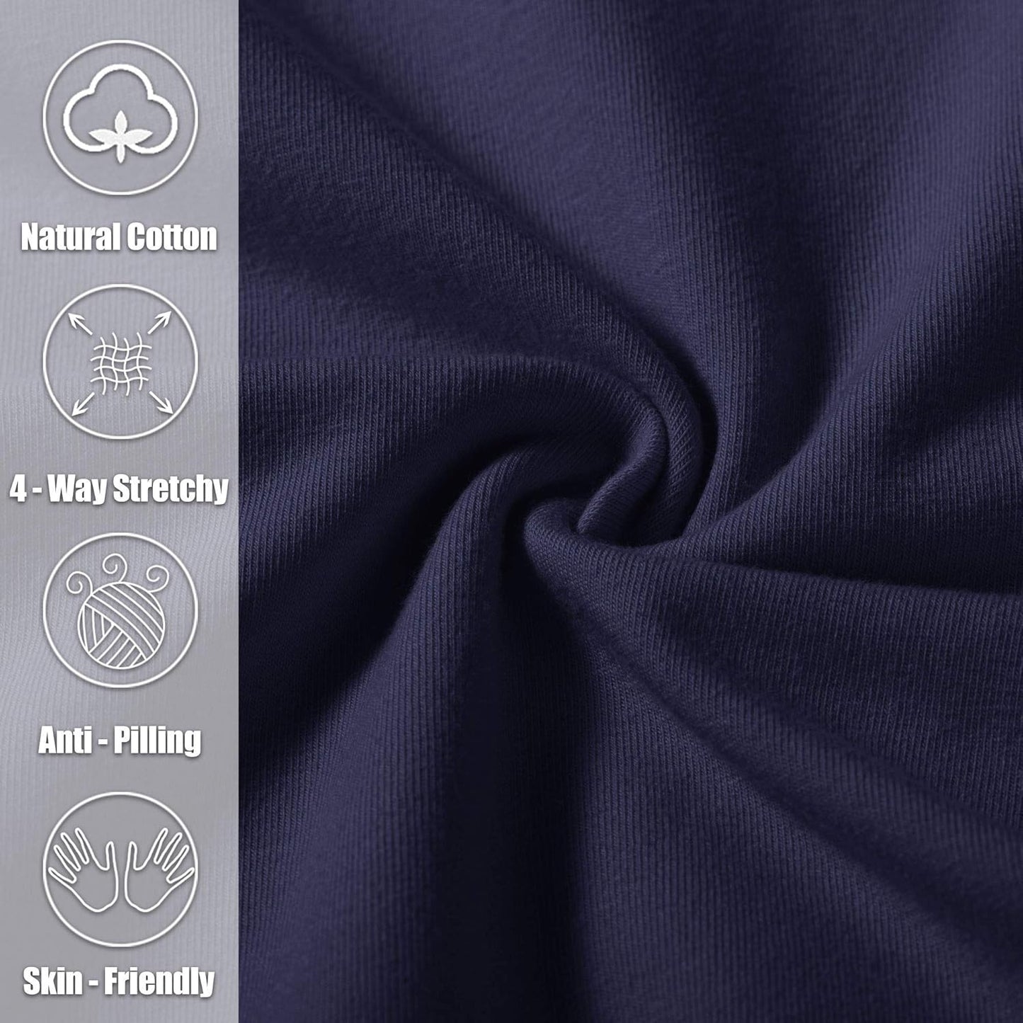 Men'S Cotton Yoga Sweatpants Athletic Casual Pants with Pockets | Lounge Pants Open Bottom Jersey Pants 4 Way Stretch Soft Elastic Waist with Drawstring