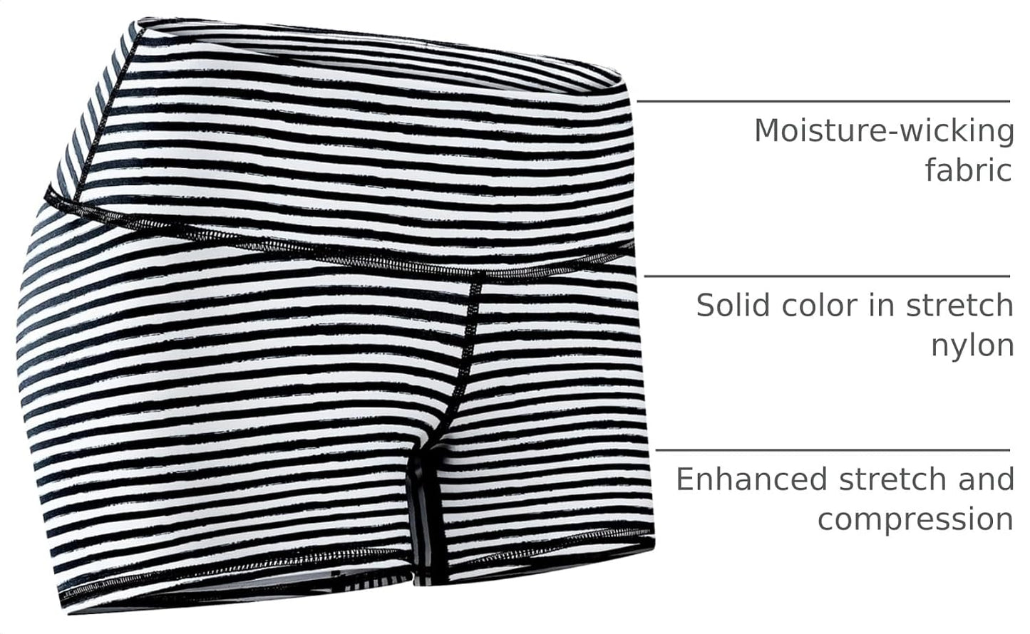 Women'S 3" Athletic Workout Volleyball Running WOD Compression Shorts