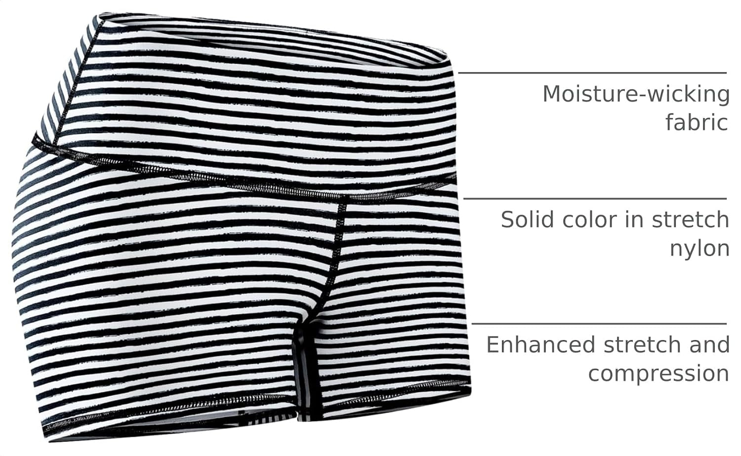 Women'S 3" Athletic Workout Volleyball Running WOD Compression Shorts