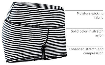 Women'S 3" Athletic Workout Volleyball Running WOD Compression Shorts