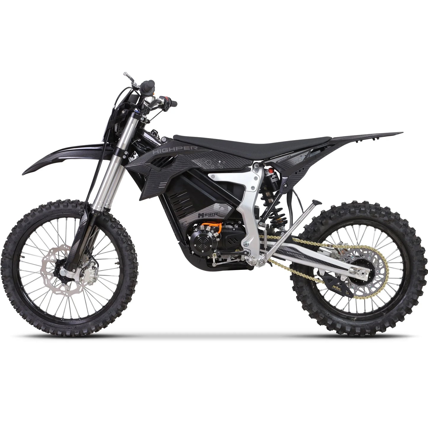 Mototec Venom 72V 12000W Electric Dirt Bike Black
