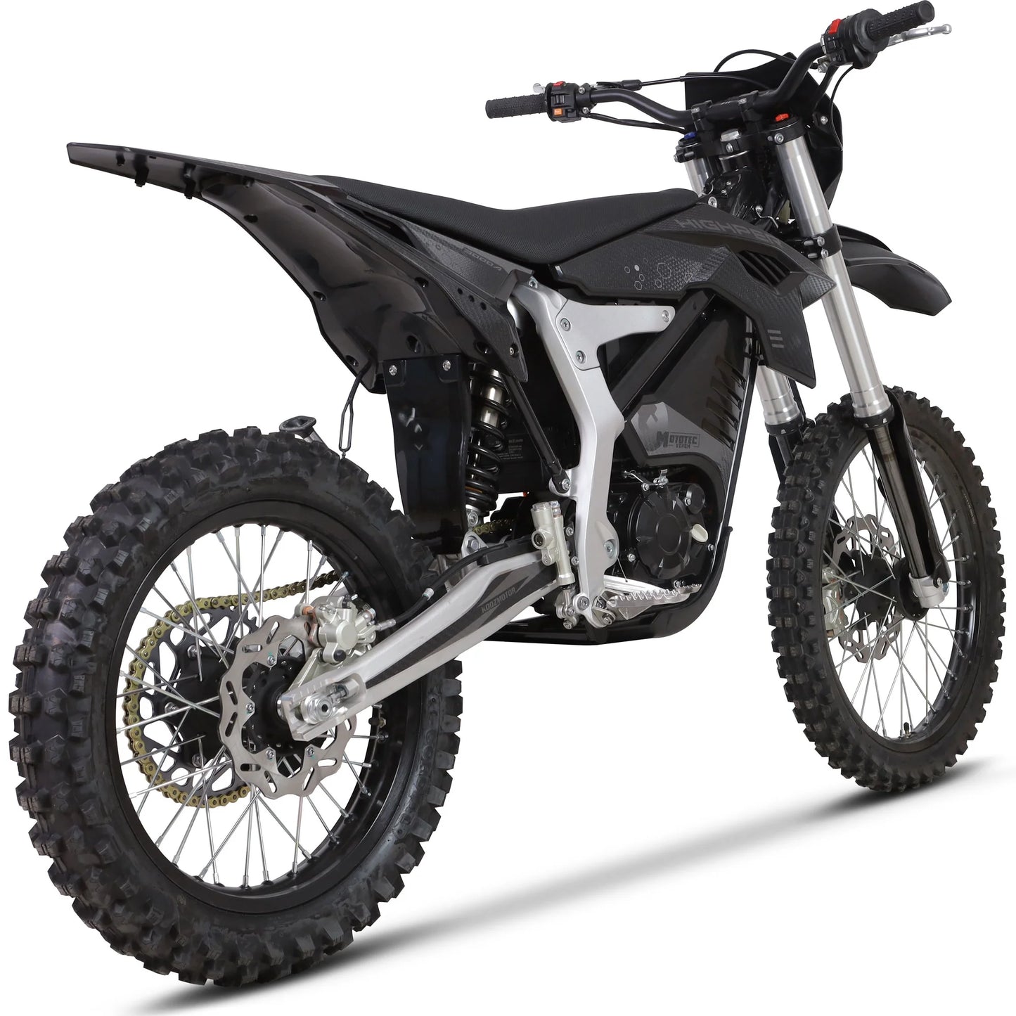 Mototec Venom 72V 12000W Electric Dirt Bike Black
