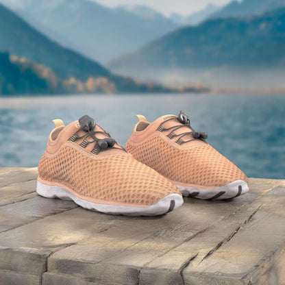 Women'S Quick Drying Aqua Water Shoes | 3-Second Drainage, Breathable Mesh, Anti-Slip EVA Sole, Lightweight, for Swimming, Hiking, Yoga & Water Sports
