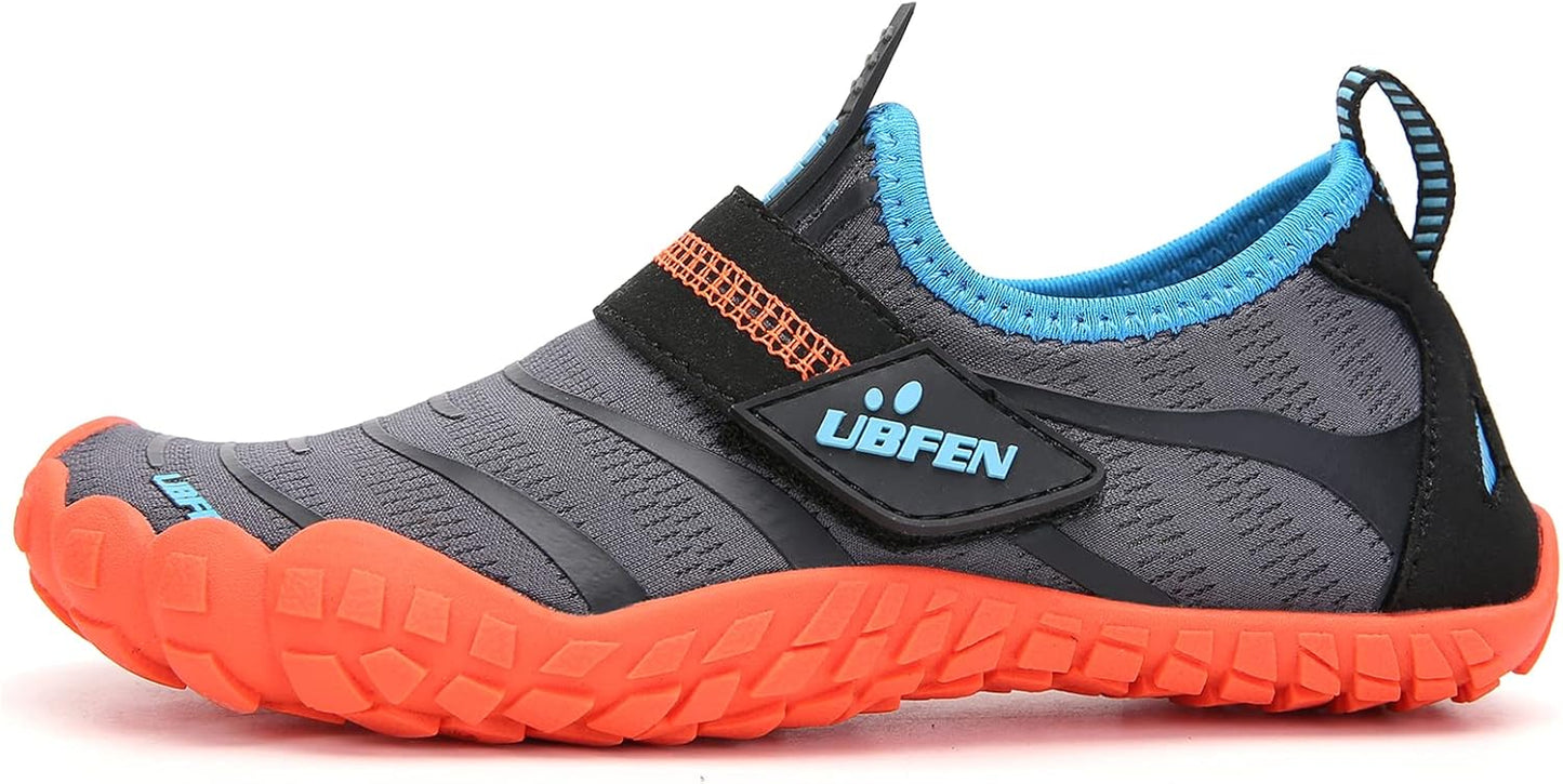 Kids Water Shoes for Boys Girls Quick-Dry Swim Aqua Socks | Lightweight, Barefoot-Style, Perfect for Water Parks, Beach, Pool, Kayak, Creek Hiking, Camping, Toddler, Little Kid, Big Kid