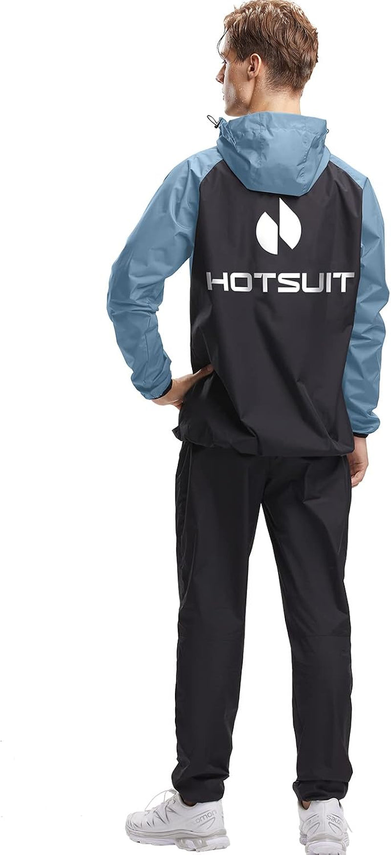 Sauna Suit for Men Sweat Sauna Jacket Pant Gym Workout Sweat Suits