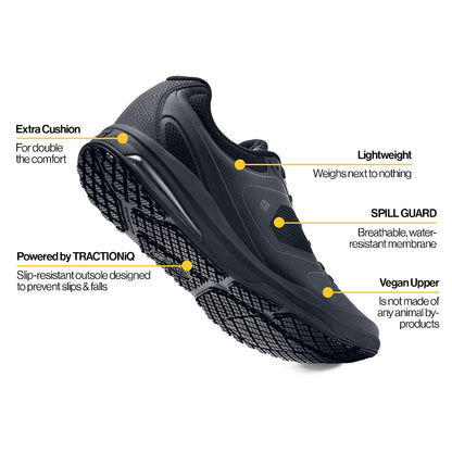 Evolution II Men'S Work Sneaker, Non-Slip, Comfortable | Water-Resistant with Extra Cushion & ASTM Certification, for Nurses, Restaurant & Hospitality Staff, Slip-Resistant Safety